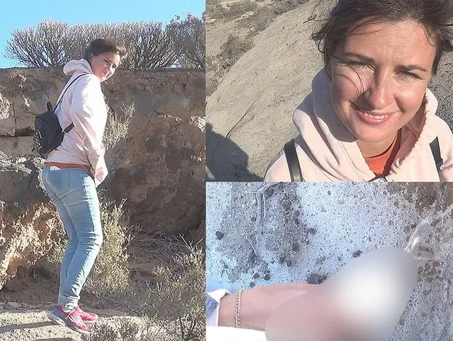 Stiefschwester hilft mir in die Wüste zu pinkeln