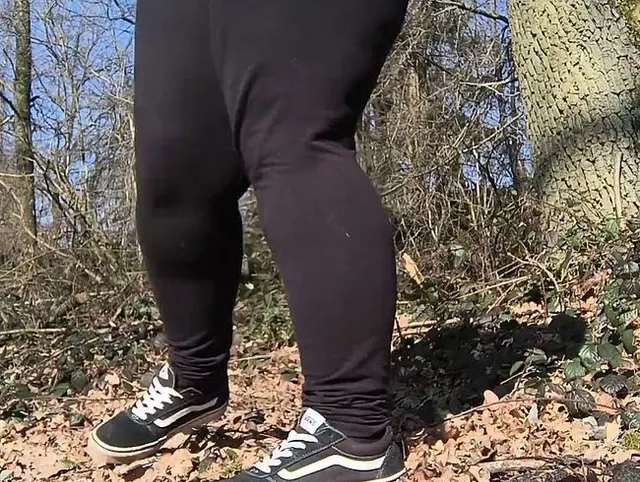 Draußen gepinkelt