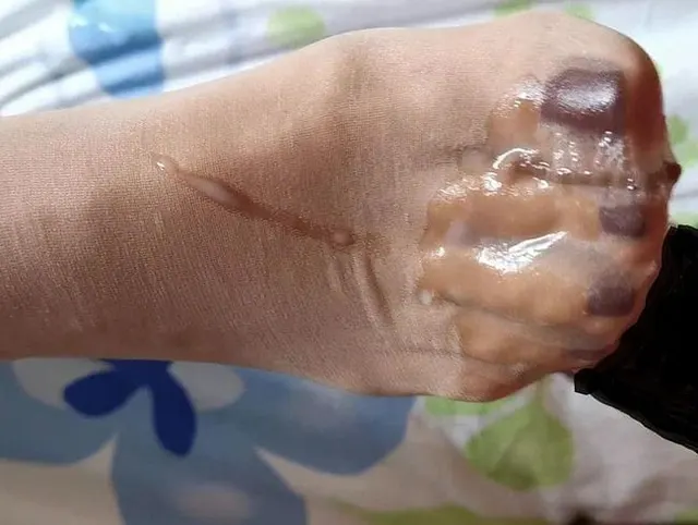 NylonFoot-Cumjob quickie 14-01-20