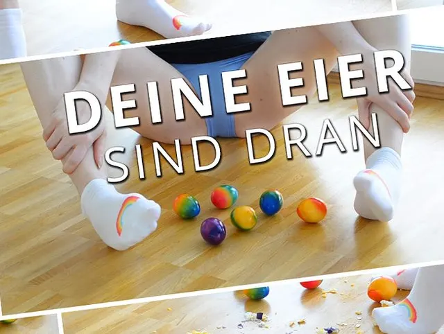 Deine Eier sind dran