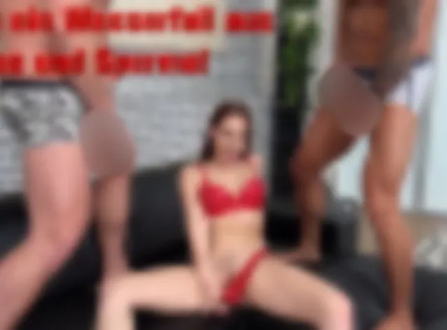 Wie ein Wasserfall aus Pisse und Sperma!