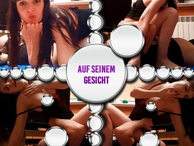Auf seinem Gesicht