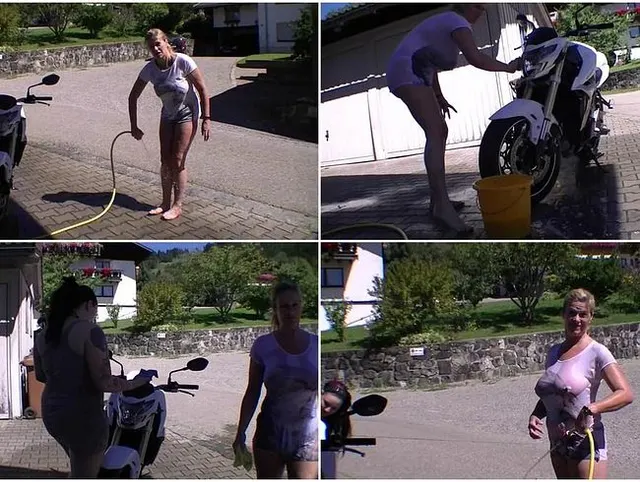 steile nippel beim motorradschrubben  . . .
