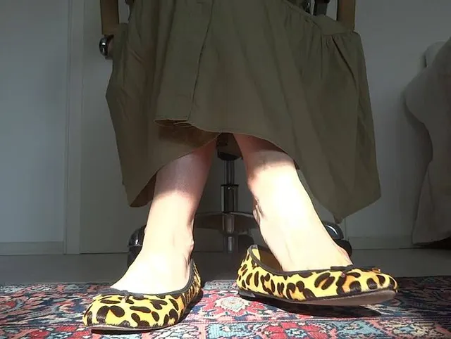 Leo Ballerinas sexy Füße