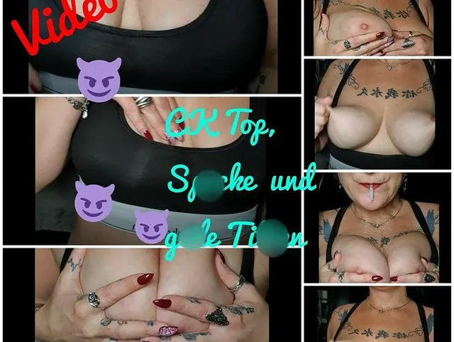Top,Spucke und geile Titten