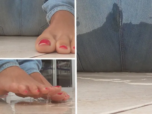 Ich pinkelte in die Jeans auf dem Balkon des Hotels