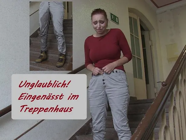79Unglaublich! Eingenässt im Treppenhaus