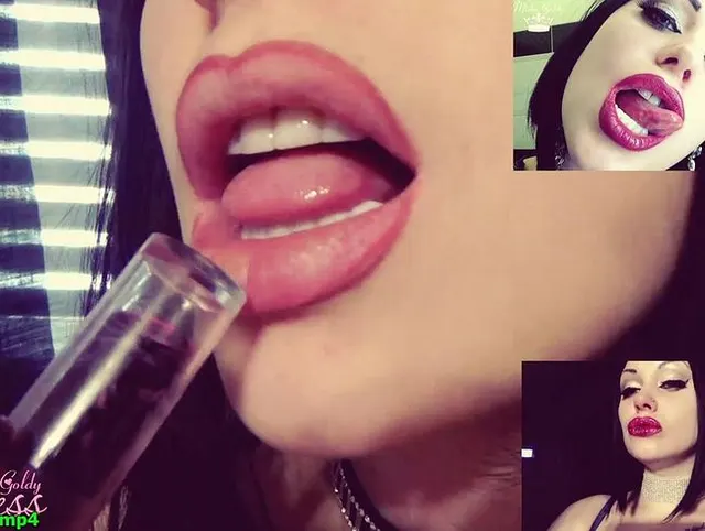 Lass uns über meine sexy großen rosa Lippen phantasieren