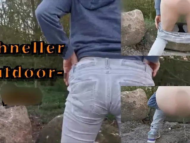 Schneller Outdoor-Piss