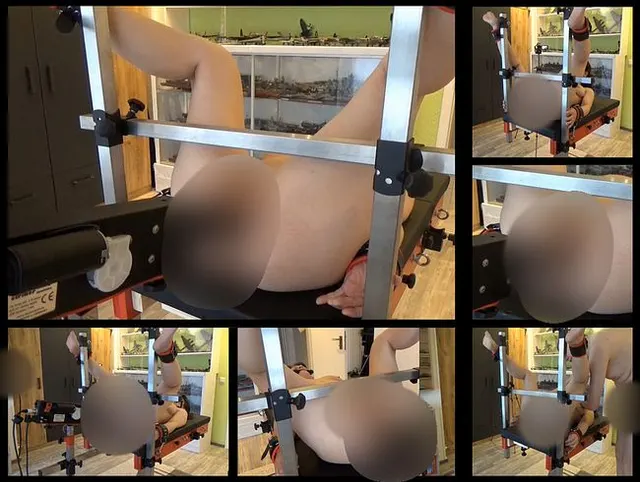 Dauer Fick Maschinen Training für die Sklavin