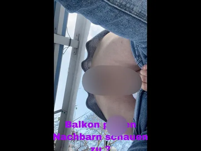 Balkon pissen 21