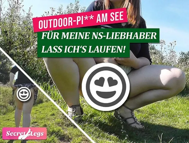 Outdoor-Piss am See - Für meine Natursekt-Liebhaber lass ich's laufen