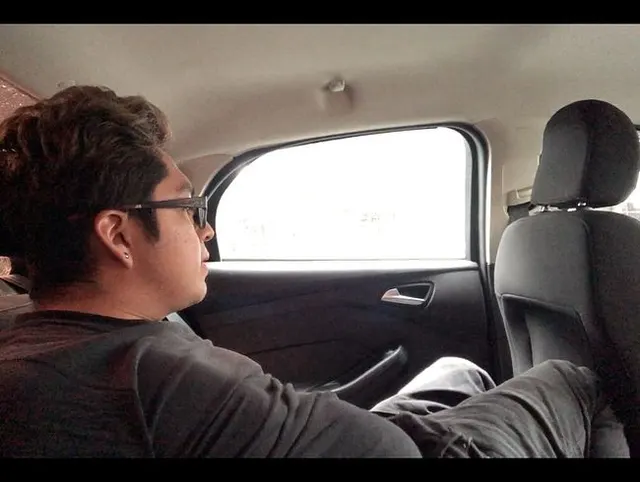 Playing with myself in my car