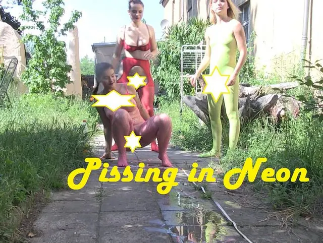 Pissing in neon