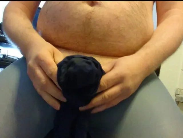 Sperma für die Blaue Strumpfhose ** FAN Video 9 **