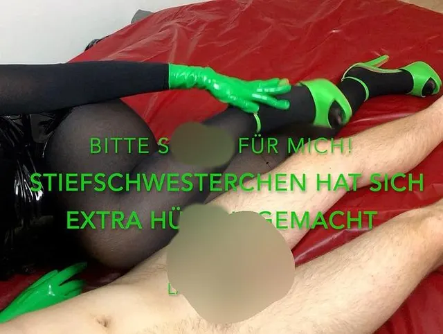 Stiefschwesterchen hat sich extra für dich hüpsch gemacht!