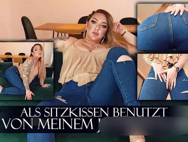 Als Sitzkissen benutzt von meinem Jeansarsch