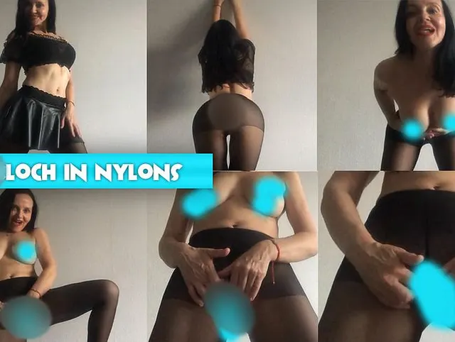 Fickloch in Nylons (ohne Ton)