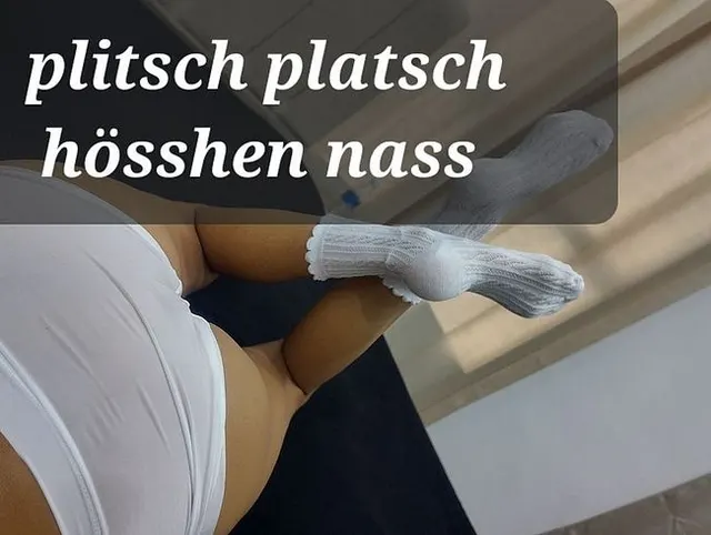 Direkt ins Hösshen gepinkelt