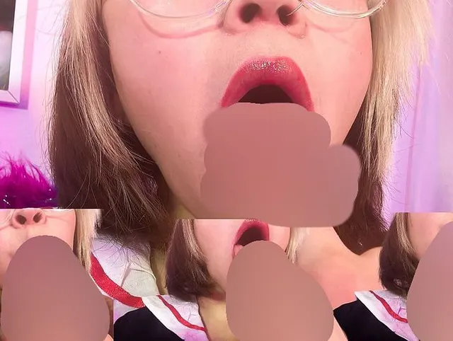 Antonella leckt sich die Finger wie eine morbide Perverse