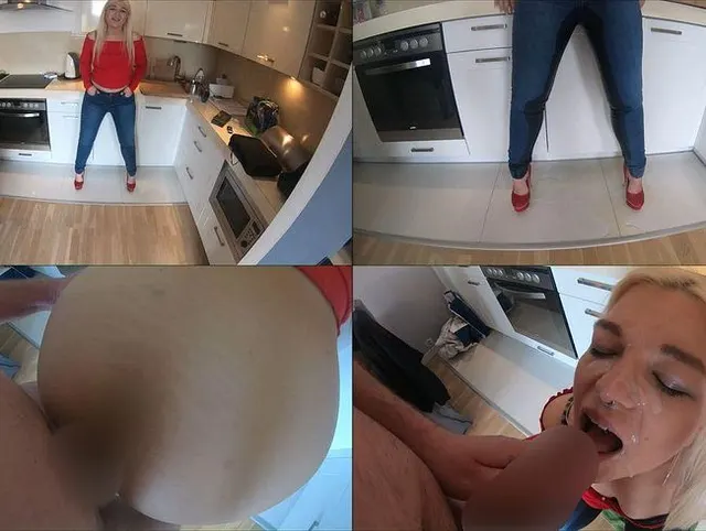 In die Jeans gepisst - abgefickt und in die Fresse gespritzt!