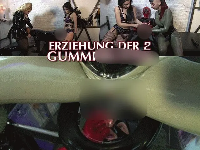 Erziehung der 2 Gummi-Sklaven