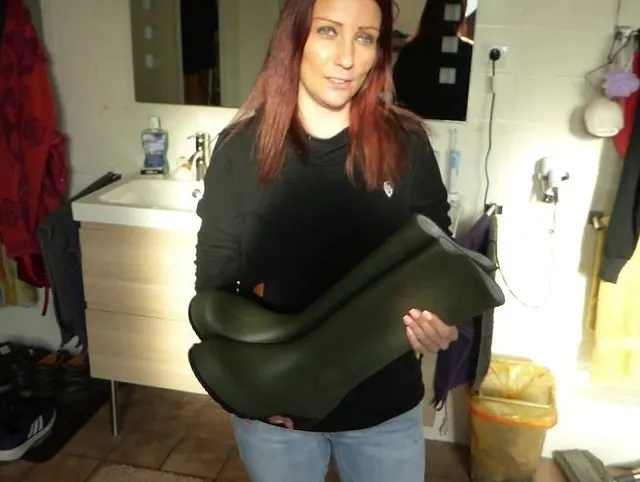 Gummistiefel zerstören