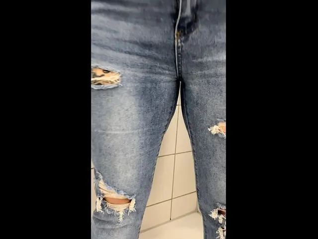 Die Hose nass gemacht
