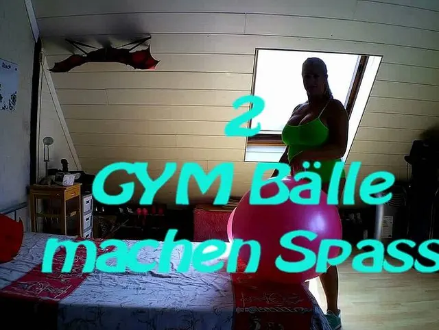 2 GYM Bälle machen Spass