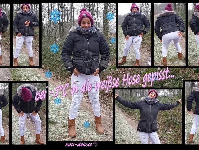 Bei -5°C in die weiße Hose gepisst..