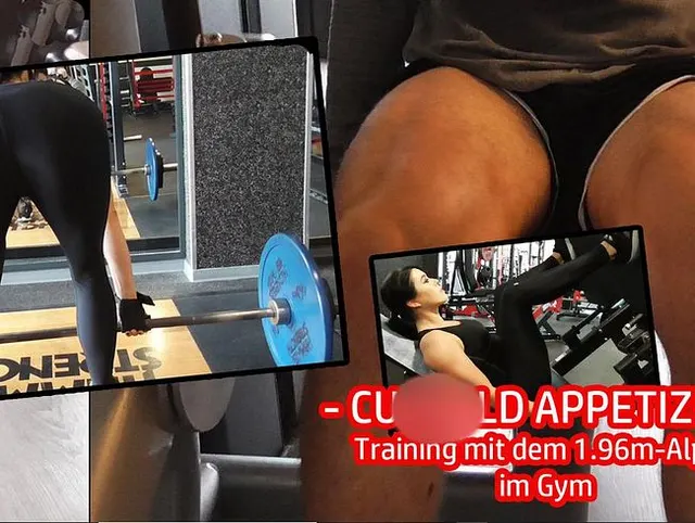CUCKOLD APPETIZER - Training mit dem 1.96m Alpha im Gym