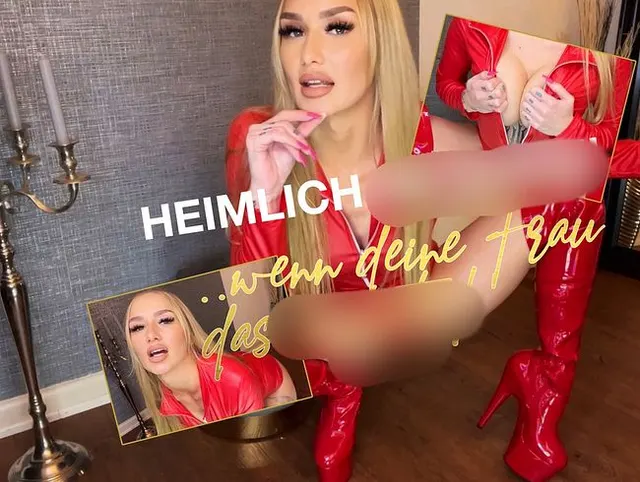 HEIMLICH WICHSEN! ... wenn deine Frau das wüsste..