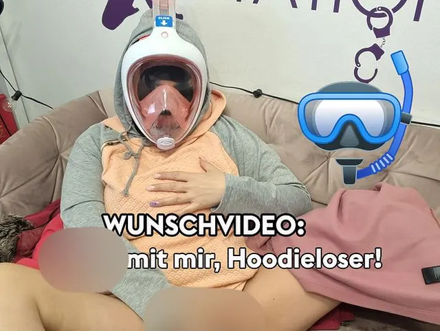 WUNSCHVIDEO: Wichs mit mir Hoodieloser!