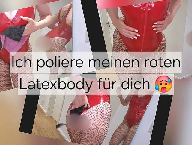 LATEX ! 100% Ich bringe meinen Latexbody zum glänzen !