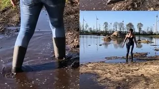 Wellies im Matsch