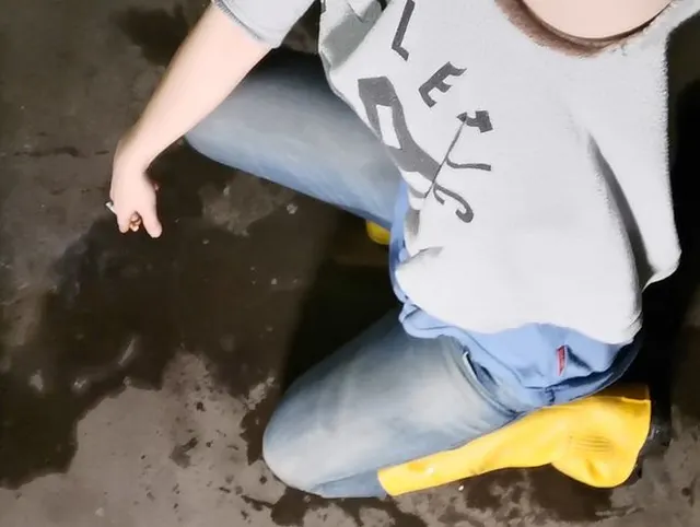 Na nun, wieder in diese Jeans :O