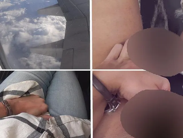 Pissen im Flugzeug