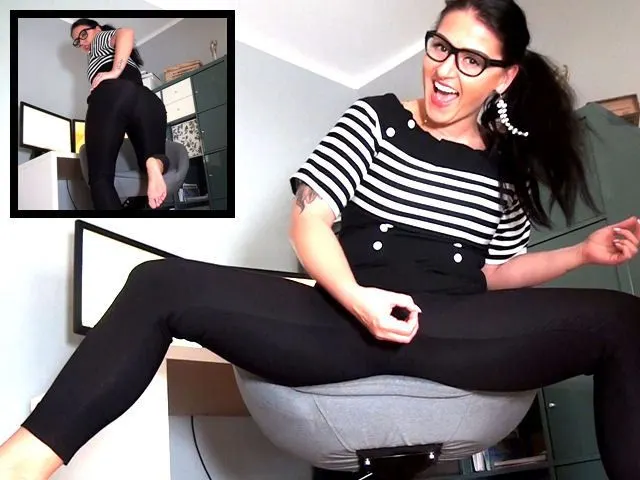 Wichsanleitung für`s Büro ! Wenn ich deine Kollegin wäre...