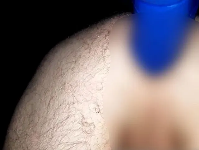 Blauer Mega Dildo