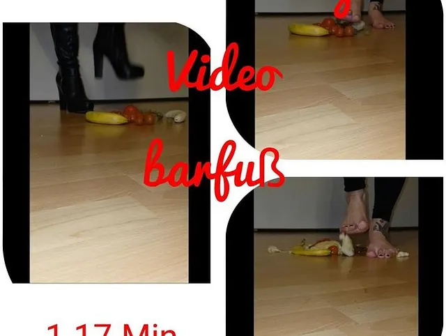 Foodcrushing barfuss