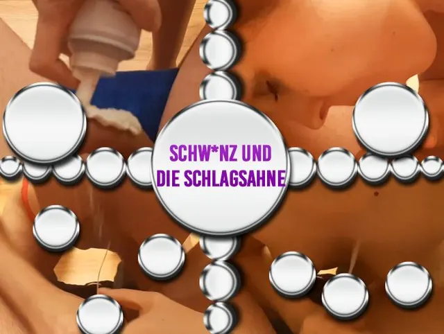 Schwanz und die Schlagsahne