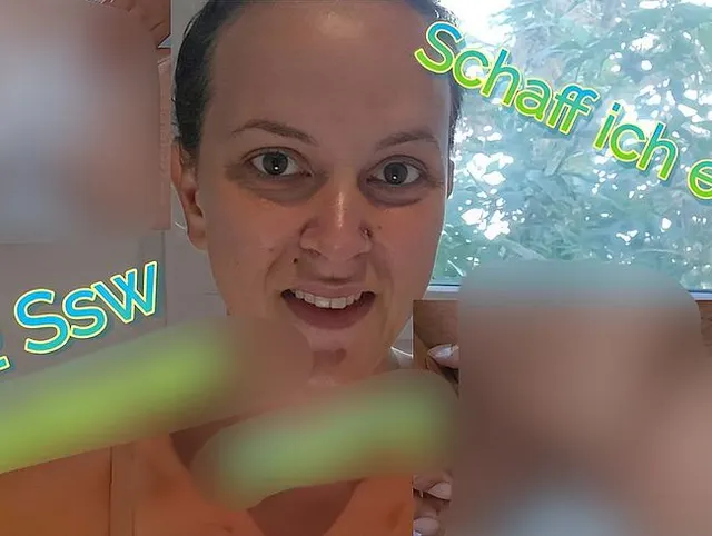 Nahaufname vom Rasieren in der 32 Ssw mit dickem Bauch!!