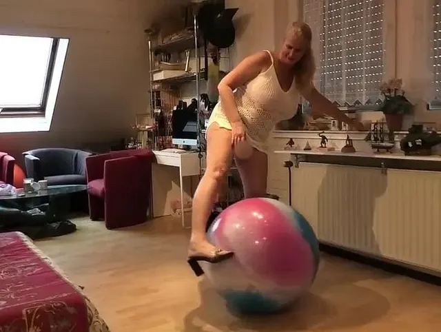Hüpfen in Heels
