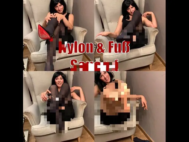Nylon und Fuss Sauerei