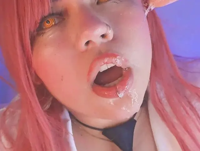 mehr Spucke sexy Augen