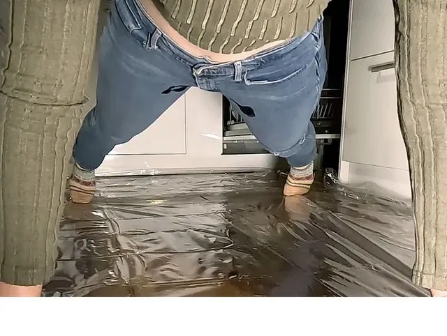 Ich musste die Jeans noch einmal einnässen :)