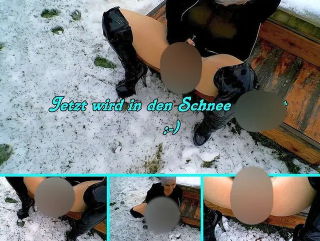 Gepisst wird an der frischen Luft
