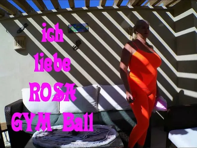 ich liebe ROSA - GYM Ball