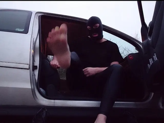 Geile Heels im Auto anziehen 1 ** Outdoor 2020 **