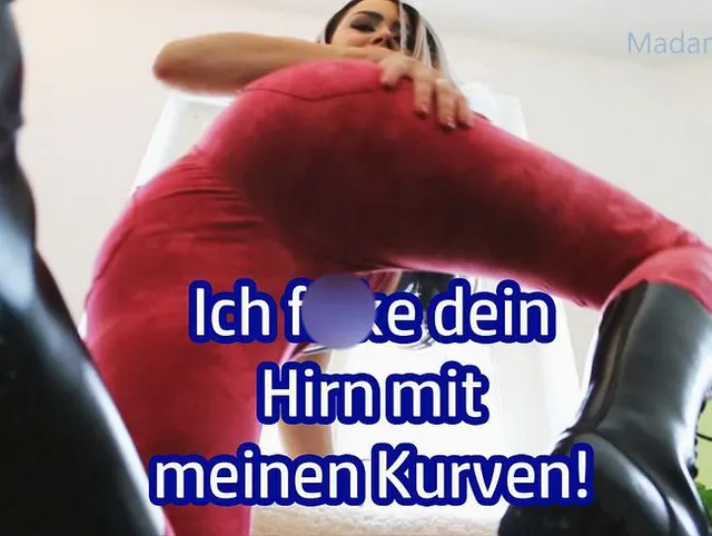 Ich ficke dein Hirn mit meinen Kurven!